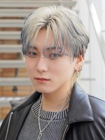 オーシャントーキョー 渋谷神南(OCEAN TOKYO) 韓国フェザーパーマメンズカットシースルーセンターパート