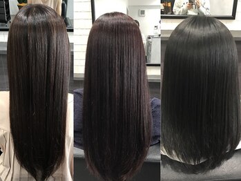 アール ザ ヘアー(Re the hair)の写真/【岐阜/各務原】SNSで話題のメテオ縮毛矯正！髪へのダメージを最大限抑えた施術で自然な艶髪を実現！