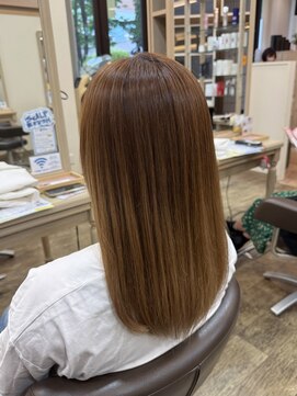 アルターリール(aL ter Rire) ホワイトグレージュ/デジタルパーマ/チェリーブラウン/杉田花乃