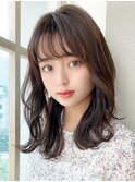 やってみたい大人かわいい外ハネセミロング 【浦和】