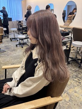 ユッカ 梅田(YUCCA) 【YUCCA】大人可愛い/ロング/lavender beige