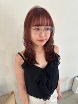 ツナグ(tsunagu)&nbsp;ニュアンスパーマ×ピンクブラウン