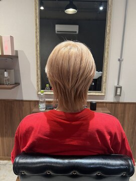 ラビッツセカンドハウス(Rabbits Second house) マッシュウルフ×ミルクティーベージュ