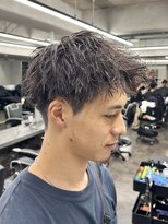 ニコ トウキョウ ロジック(nico TOKYO Logic)&nbsp;刈り上げアップバングスパイキーショートパーマスパイラルパーマ