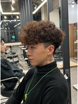 リッチブランドアンドコー(Rich Brand&Co) ショートハーパー メンズパーマ バーバー スペインカール