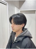 仙台メンズカットセンター分け/センターパート/ハンサムショート