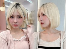 【韓国風ボブ】ロングレイヤ-のNEXTブ-ムはAラインor切りっぱなしボブで決定☆首を長く見せて小顔に/札幌