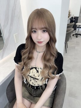 ラピス 新宿(Lapis) 【Lapis新宿】ミルクティーベージュ/シールエクステ