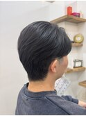 毛流れセンターパート