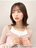 ・黒髪クラゲヘアーオリーブグレー小顔ココアベージュ