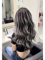 ラピス 池袋(Lapis)&nbsp;バレイヤージュ風ハイライト/髪質改善/ブリーチ/シールエクステ