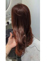 エンバイユアーズ 飯田橋店(eN° by youres)&nbsp;ショコラレッド ヨシンモリ ワンホンヘア 韓国ヘア