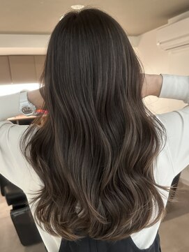 リリット(ReLit) ハイライト髪質改善オリーブグレーココアベージュ黒髪クラゲヘア