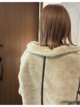 リアン ヘア ライム 豊橋(lien.hair rhyme) ミディアムボブ ワンレングスボブ外ハネボブ 20代30代におすすめ