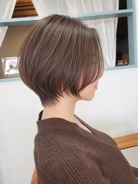 アイル(I'll) 大人ショートボブ丸みショートカットマッシュショート前髪あり