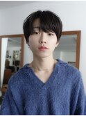 ナチュラルメンズコンマバング