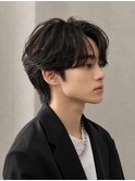 韓国風ナチュラルマッシュ　韓国風コンマヘア　シャギーマッシュ
