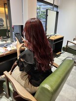 ラッシュヘアエン(Rush hair en)&nbsp;ブリーチ無しで叶うボルドーカラー