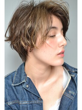 バロック(BAROQUE) マニッシュショート■立川20代30代ハイライトブリーチ