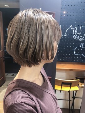 ヘアーラウンジトリップ(hair lounge TRiP) 大人かわいい！簡単スタイリングなひし形ショートボブ