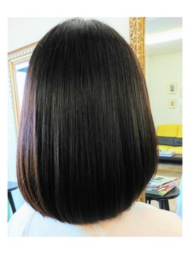 ヘアー リ ミックス(HAIR Re-MIX) 肩下ラインの前上がりボブ・内巻き仕上げ♪