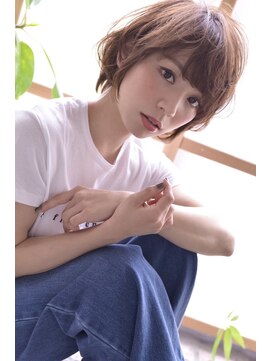 アヴァンス 光明池店(AVANCE.) ナチュラルブラウン＋ゆるふわショートボブ☆