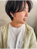"黒髪　マッシュショート　ショートヘア"