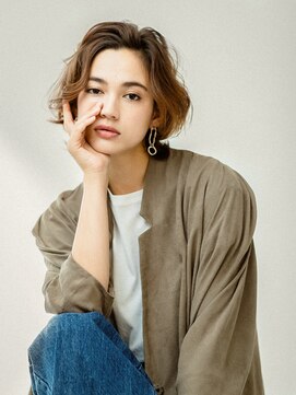 ヘアアンドスパ モーブ 世田谷(hair&SPA Mauve) ひし形シルエット 小顔ウルフレイヤー ナチュラルグラデーション