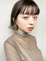 リンネ(Lin'ne)&nbsp;スウィングボブ/イヤリングカラー/透明感/外ハネボブ