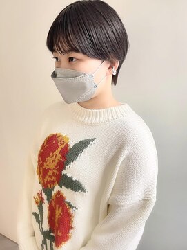 エル セルカ 高田馬場(el CERCA) 高田馬場美容院外国人風グレージュショート【el CERCA高田馬場】