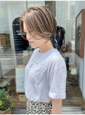 NUDE20代30代40代前髪なしショートボブショート大人ショートボブ