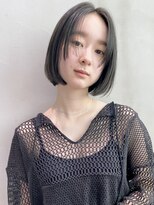 アイティーバイアルバム 藤沢店(IT by ALBUM)&nbsp;ストレートスタイル_グレージュカラーボブウルフ_28760