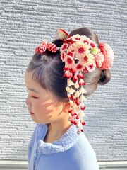 子供着付けとヘアセット＆メイク