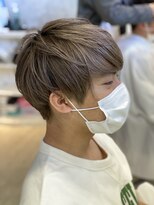 プレデフリュー 北白川本店(PUREE de FLEURS) 10代/20代/メンズカット/メンズカラー/ミルクティー/ブリーチ