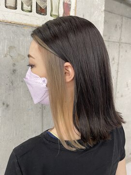 モアナ バイ ヘッドライト大宮店(Moana by HEADLIGHT) Moana【大宮】#インナーカラー #ミルクティーベージュ #オシャレ