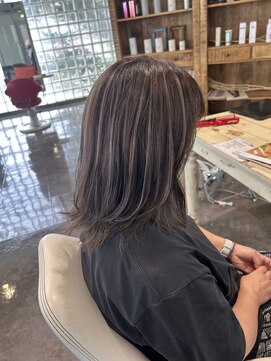 シャラクアクティ(sharaku acty) 白髪ぼかしハイライト