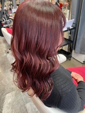 ヘアーメイク リボーン ムーヴ(hair make re:bbon move) レッドカラー