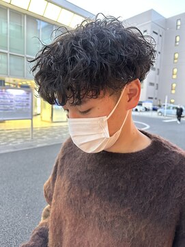 オーガニック アトリエ 大宮(organic+atelier) 20代30代メンズツイストスパイラルパーマ束感オシャレ感マッシュ