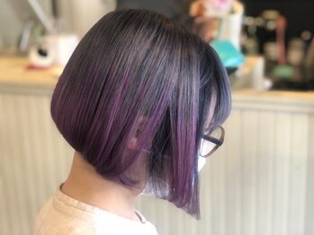 ヘアーアンドカフェ マット(Hair&Cafe M.A.T)の写真/話題の”高色密度カラー”！！透明感と柔らかさをプラスした、ワンランク上のツヤ感・高発色を演出♪