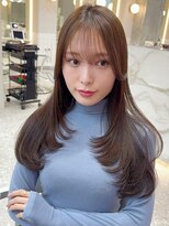 シーシンジュク 新宿南口(Sea shinjuku)&nbsp;韓国風前髪×レイヤーカット【髪質改善/新宿/レイヤーカット】