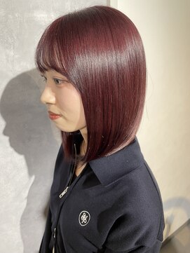 レイミュー 千葉(Lei miu) 【Lei川津】ULTOWAトリートメント×流行のレッド系ピンク