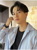 韓国ヘアカルマパーマコンマバングセンターパートダウンパーマ