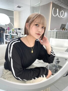 ガガ 心斎橋(GAGA) 韓国/ハイトーンカラー/ワンホンヘア/レイヤーカット/髪質改善