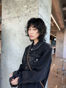 ランド(LAND) マッシュウルフ×カーリーパーマ