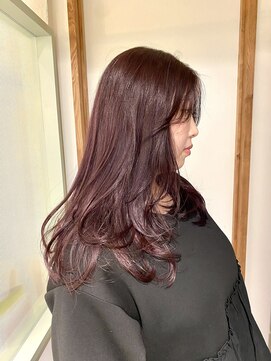 ペピンバイメルシー(pepin by merci.) レイヤー×1ブリーチ歴ありパープルピンク