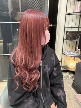 ヘアーグランデシーク(Hair Grande Seeek) シールエクステハイトーンダブルカラピンクベージュワインレッド