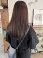 ヘアーアイストゥーレ(HAIR ICI TRE)&nbsp;ラベンダーブラウンで艶々に。