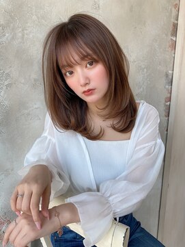 アマトウキョウ アユンチェ(AMA TOKYO×AYUNCHE) 韓国スタイル/ナチュラルくびれヘア_くびれ巻き_レイヤーカット