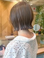 ロンドフルール 大宮東口(Lond fleur) ブリーチなしチェリーブラウン髪質改善イルミナカラー前髪/大宮