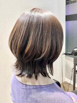 アリアバイエクラート 新宿南口店(ARiA by ECLART)&nbsp;ショコラベージュ/ボブウルフ/ベビーバング